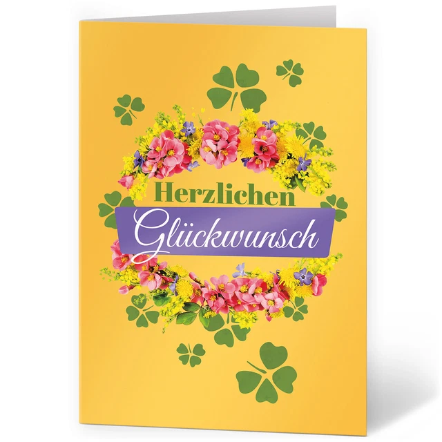 Glückwunschkarte Zum Hochzeitstag - Liebeskarte Für Paare Und Ihren