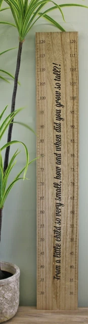HEIGHT CHART FOR Kids Children Wall Growth Measuring Ruler Wooden MDF ...