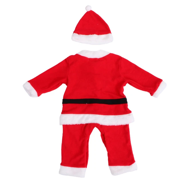1 set 75 cm altezza carino bambini abito Babbo Natale festa cosplay