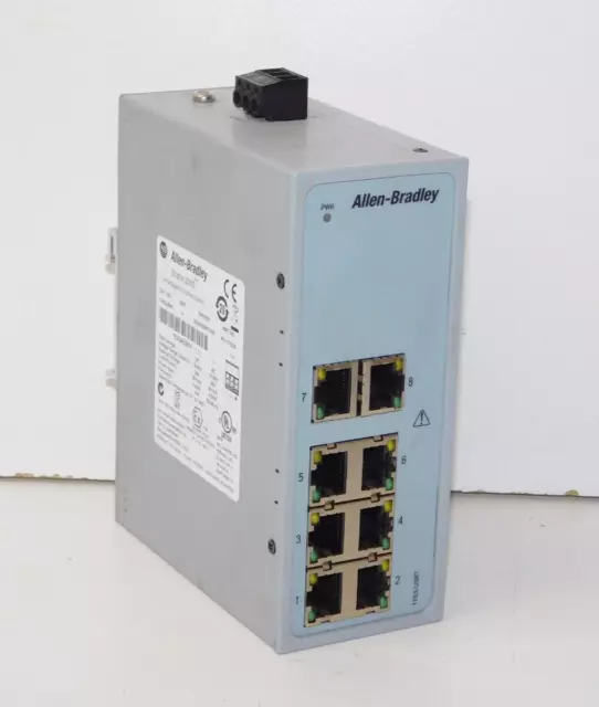 Allen Bradley 1783-US8T Ser A Stratix 2000 Unmanaged Ethernet Switch Module Unit