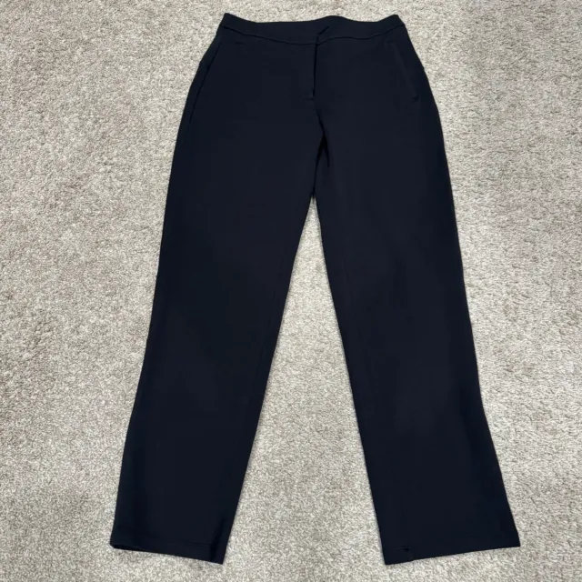 Lululemon Women's On The Move Pants Size 2 Black 28 Ponte Relaxed Travel 