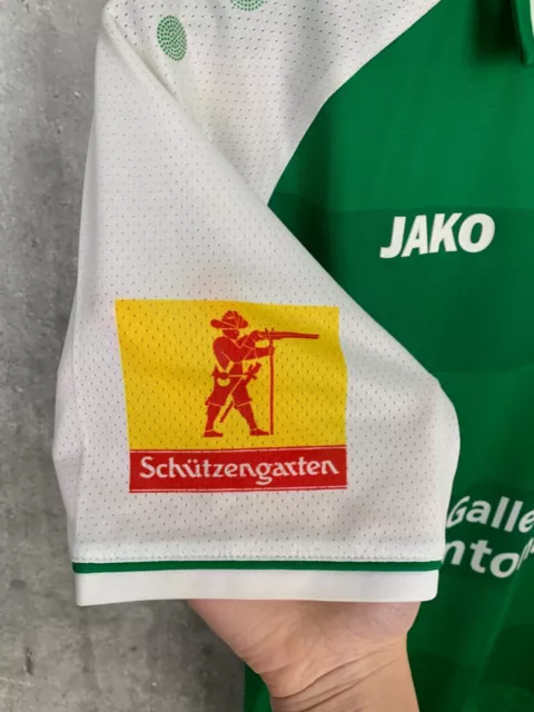 St. Gallen 2018 2019 Home Football Shirt Jako Jersey Size M 3