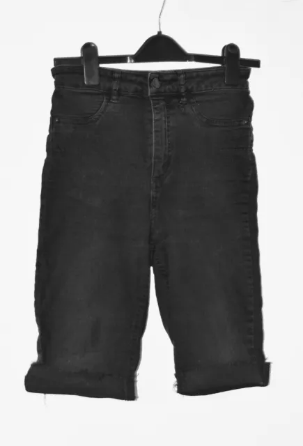 TWO PAIRS Dark Grey /  Black Shorts Size 8 Hollister And F&F