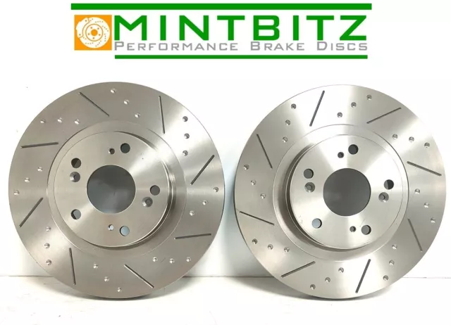 Passat Mk6 2.5 V6 TD TDi 00-3/05 Front (Dimpled & Grooved) Brake Discs