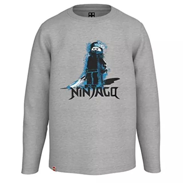 (TG. 104) LEGO Ninjago-Maglia a Maniche Lunghe da T-Shirt, 912, 104 cm Bambini e