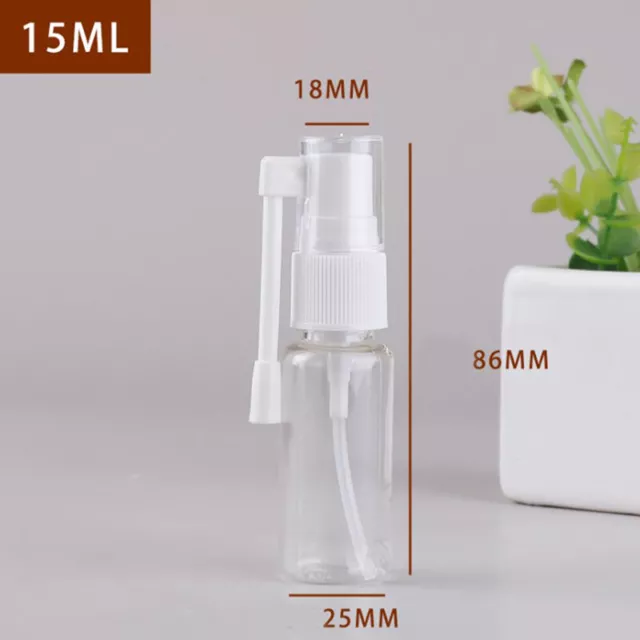 Plástico Pequeña rotación Niebla Spray Botellas Nariz Medicina Farmacéutica F1