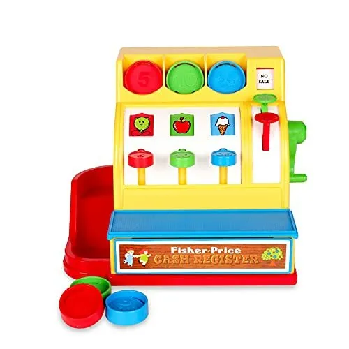 Basic Fun Fisher-Price Classic Toys - Retro Cash Register - Great Pre-School ...