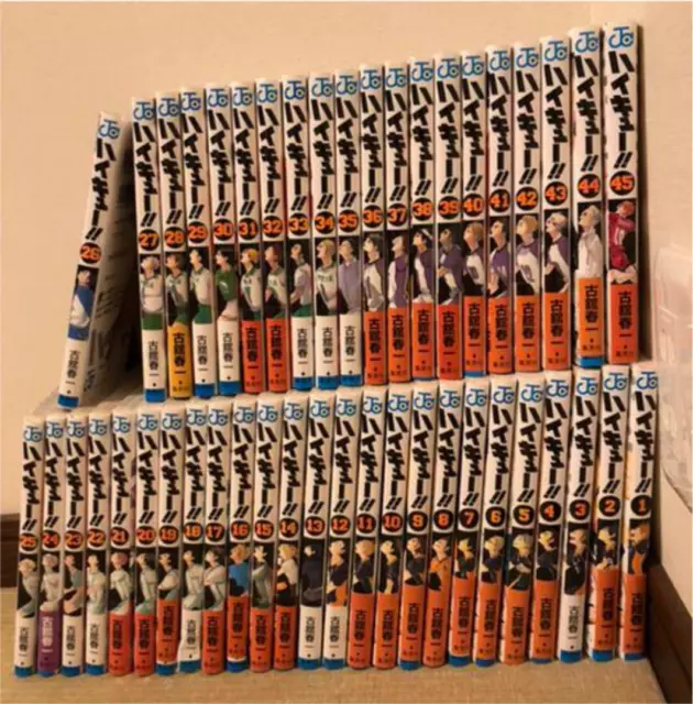 Haikyuu!! vol.1~45 Manga Comic Book Set JPN language edition Haruichi Furudate