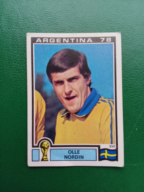 ARGENTINA 78 - OLLE NORDIN Suéde PANINI vignette sticker n° 239