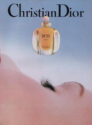 Parfum "Dune" de Christian Dior de 1992 Publicité Papier 