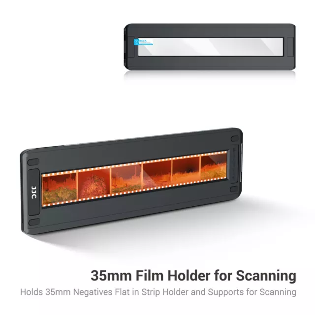 JJC 35mm Film Negative Photo 135 Holder Strip Scanning fr Canon CanoScan Scanner