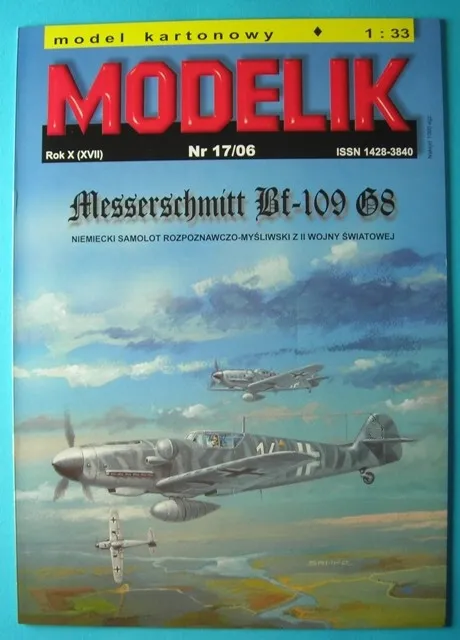 Modelik 17/2006 - Deutscher Jagdflugzeug Messerschmitt Bf 109 G8