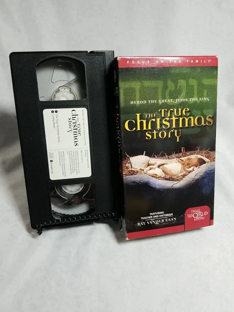 THE TRUE CHRISTMAS Story Ray Vander Laan 1999 VHS Video Cassette