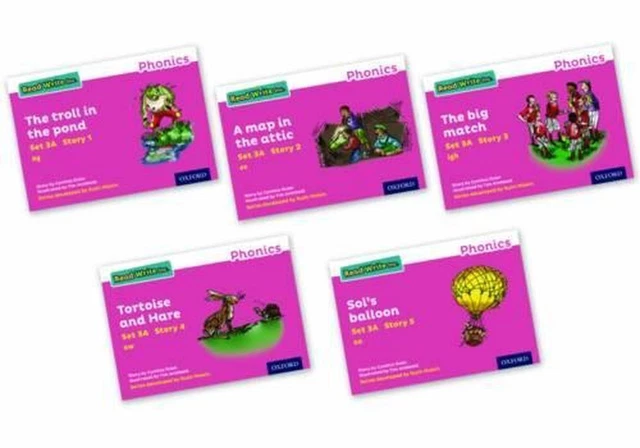 READ WRITE INC. Phonics: Pink Set 3A Storybooks Mixed Pack of 5 by ...
