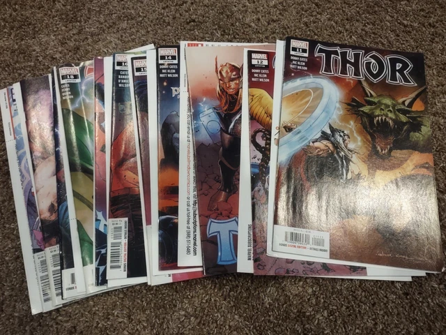 THOR Lot of comic books #11 - 22. Cates, Klein, Wilson, Quinn 