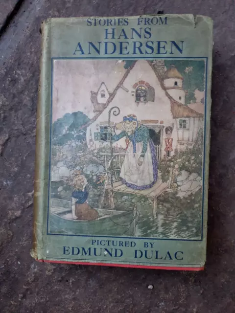 1920 Stories From Hans Andersen Edmund Dulac Dust Wrapper HODDER STOUGHTON