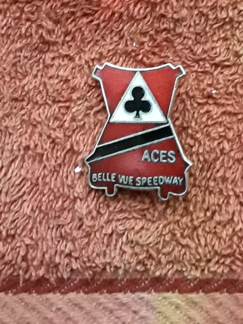 Belle  Vue  Aces  Speedway Badge In Gold