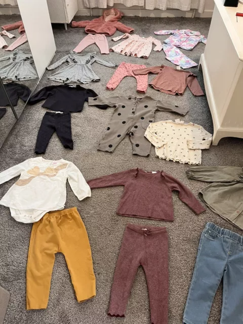 Bundle Baby Girls Autumn/Winter Clothes Age 12-18 Months Zara River Island Next