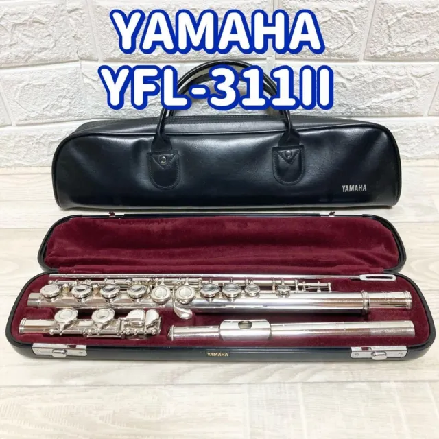 YAMAHA Flute YFL-311Ⅱ Silver 925 E-mechanism Used Excellent Condition