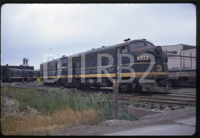 Mz7 Scl Seaboard Coast Line 408 Erie Pa Pennsylvania Original Slide