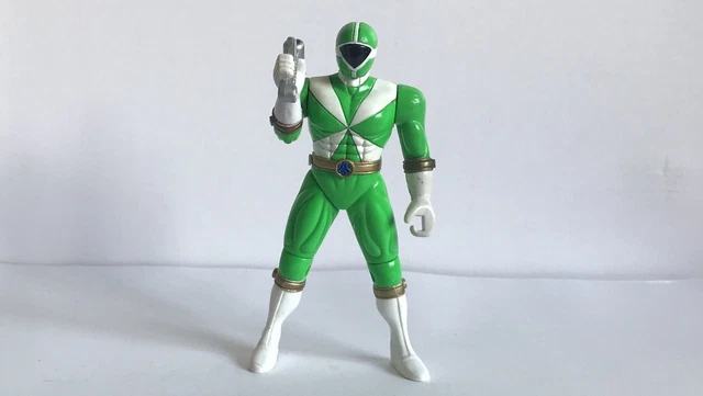 Figurine Power Rangers Turbo Triple Action Bandai - Green Ranger Vert - Scellée Neuve
