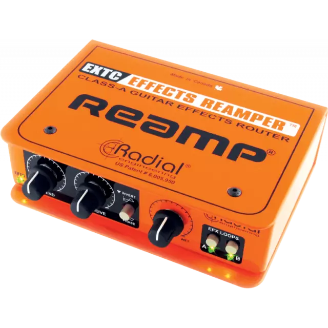 Radial EXTC-SA - Boite de direct - Reamp d'effets guitare