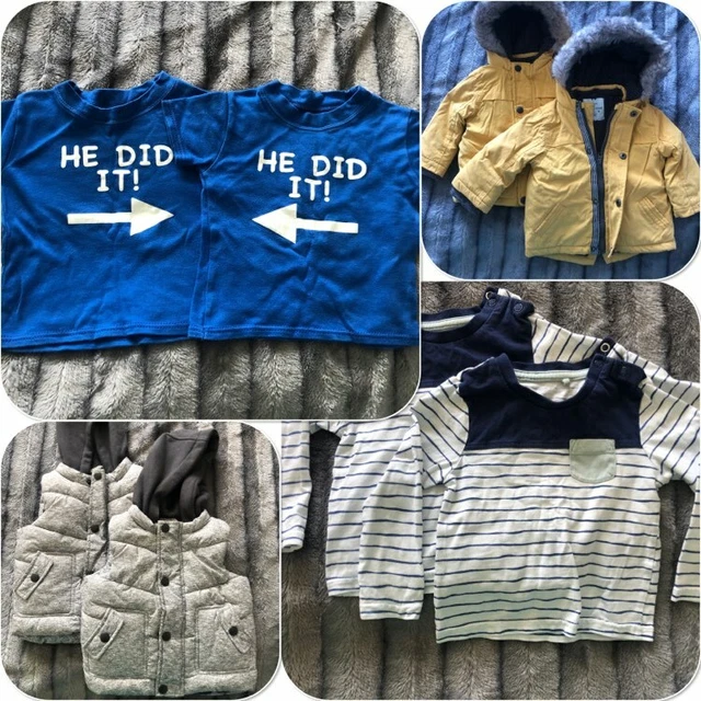 6-9 months TWIN baby boys clothing up to 9 kg *CREATE YOUR OWN BUNDLE*