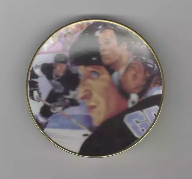 Wayne Gretzky "The Great One" (99) 3 1/8 Inches Diameter Plate