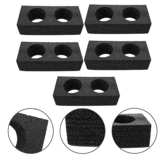 5 piezas bandeja para llevar té de leche soporte para tazas de café de 2 orificios soporte para tazas de café