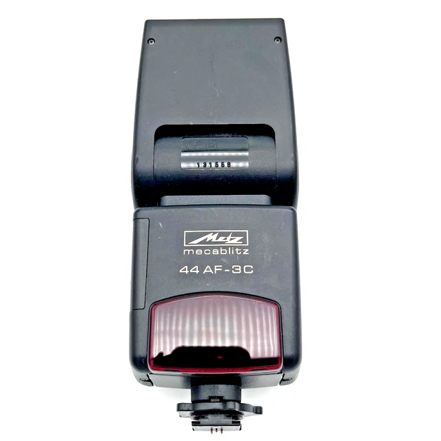 WORKING Metz Mecablitz 44 AF-3C Shoe Mount Camera Flash