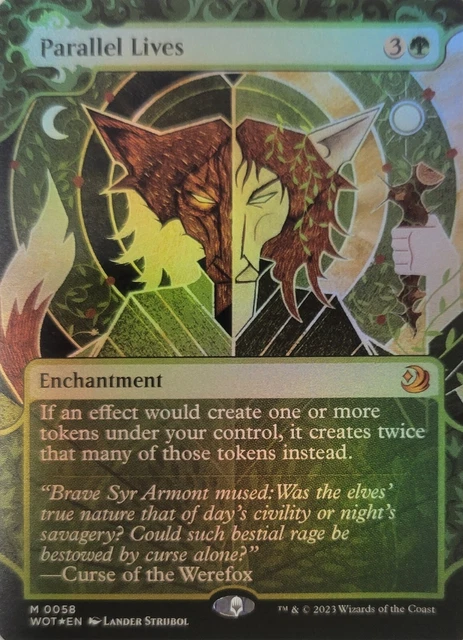 X1 PARALLEL LIVES WOT Enchanting Tales MTG 58 FOIL MYTHIC M/NM 1x