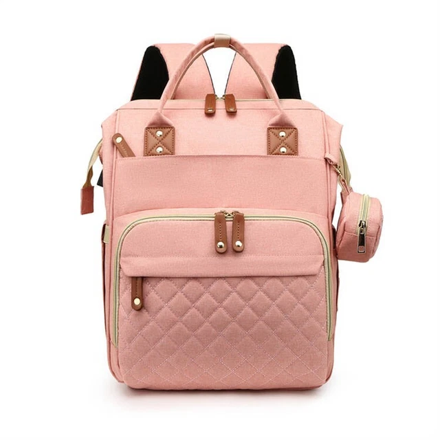 Diaper Bag Multi-Functional 3 in 1 Diaper Bag Backpack Travel Bassinet Portable