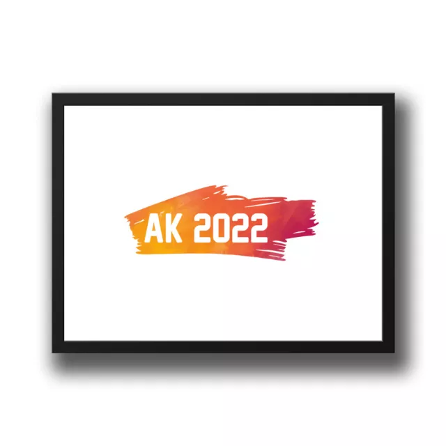 AK 2022 Poster Deko Wandbild Geschenk Idee Geburtstag Souvenir Kunstdruck Weihna