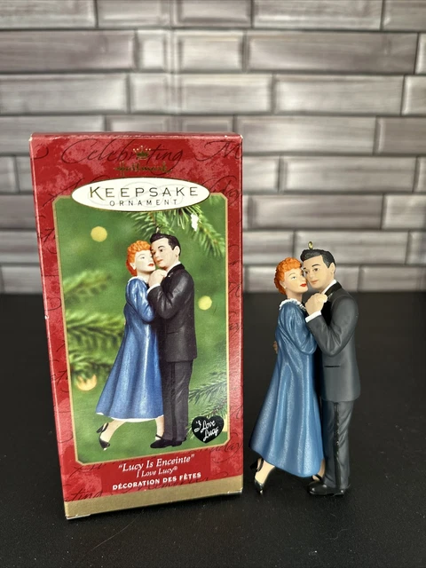 Hallmark Keepsake I Love Lucy Christmas Ornament Lucy Is Enceinte Ricky 2000