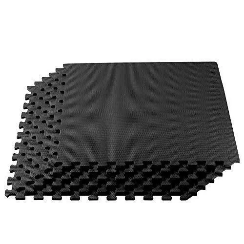 We Sell Mats 3/8 Inch Thick Multipurpose Exercise Floor Mat with EVA Foam,