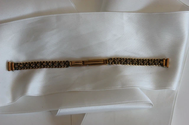 Bracelet De Montre Ancien Plaqué Or Pour Femme - Style Vintage, Occasion
