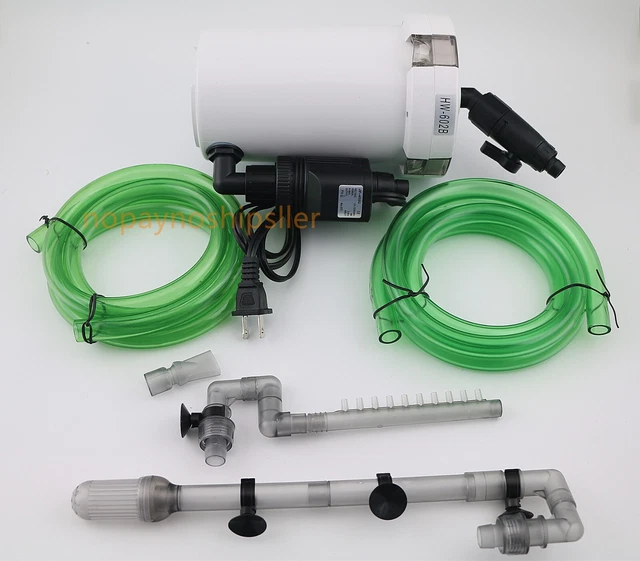 30 Gal Aquarium External Canister Filter Fish Tank & Pump Filters Bucket 105GPH