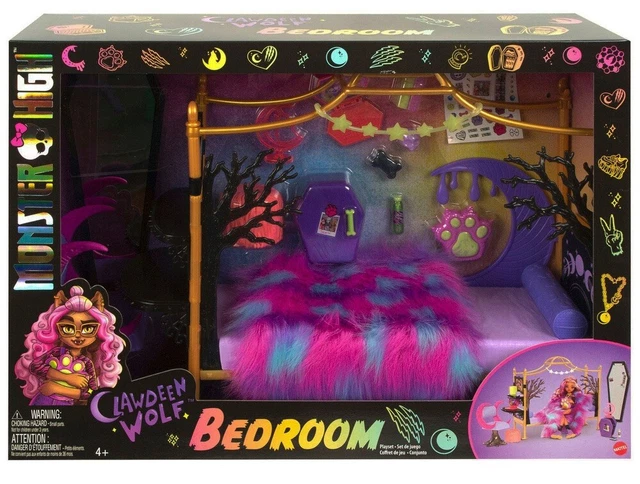 MONSTER HIGH CLAWDEEN Wolf Bedroom Playset - BRAND NEW £48.75 - PicClick UK