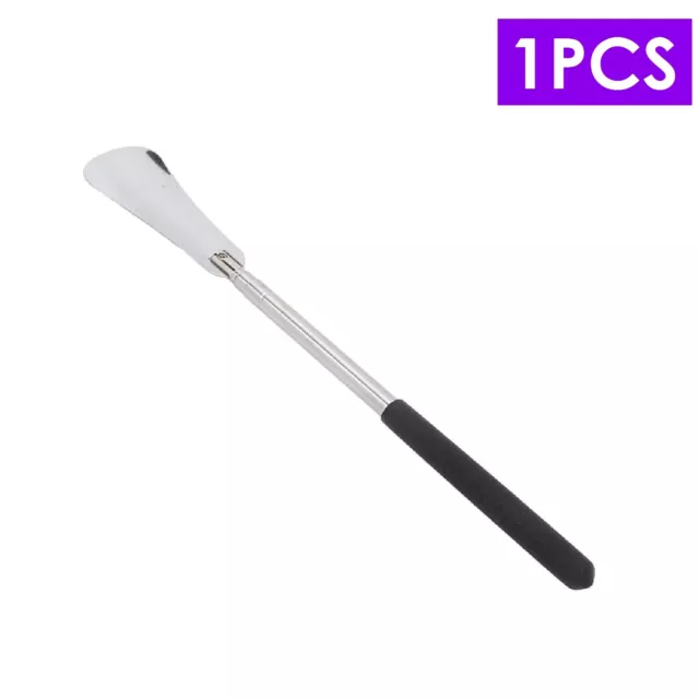 75cm Shoe Horn Telescopic Long Extendable Handle Stainless Steel Lifter Tool