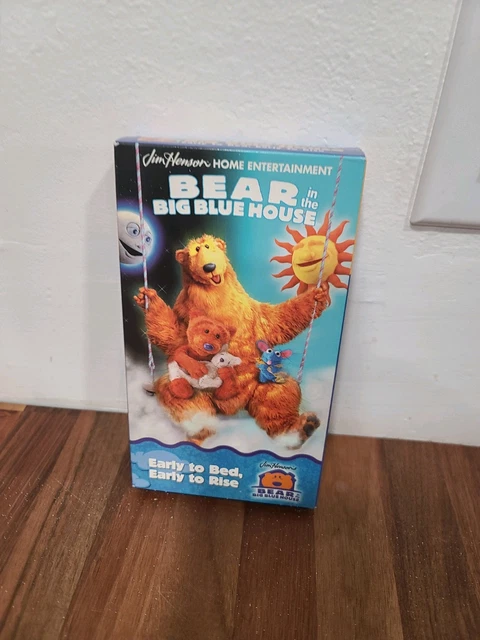 BEAR IN THE Big Blue House VHS 2000 Early To Bed Early To Rise Jim ...