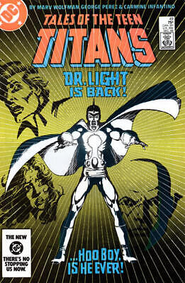 TALES OF THE TEEN TITANS #49 F, Perez, Direct DC Comics 1984 Stock Image