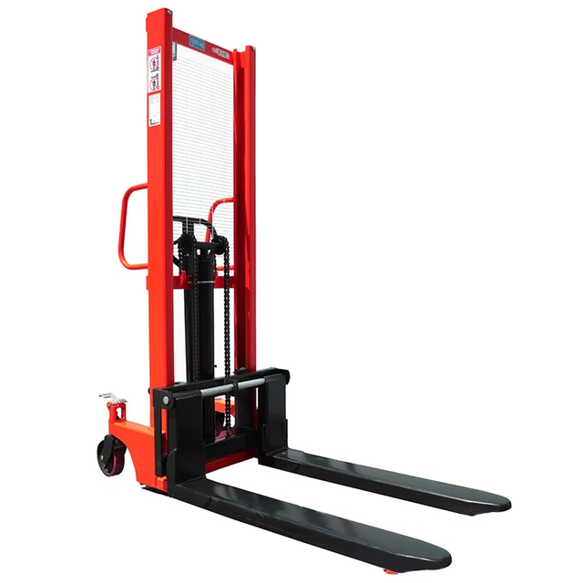 Sollevatore manuale per pallet Transpallet larghezza forche regolabili 1000Kg