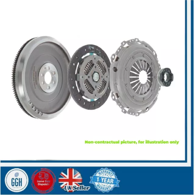 Audi A3 Clutch Kit & Flywheel Solid Mass 2003 2014 1.6-1.9 8P1 8Pa 8P7 Engine