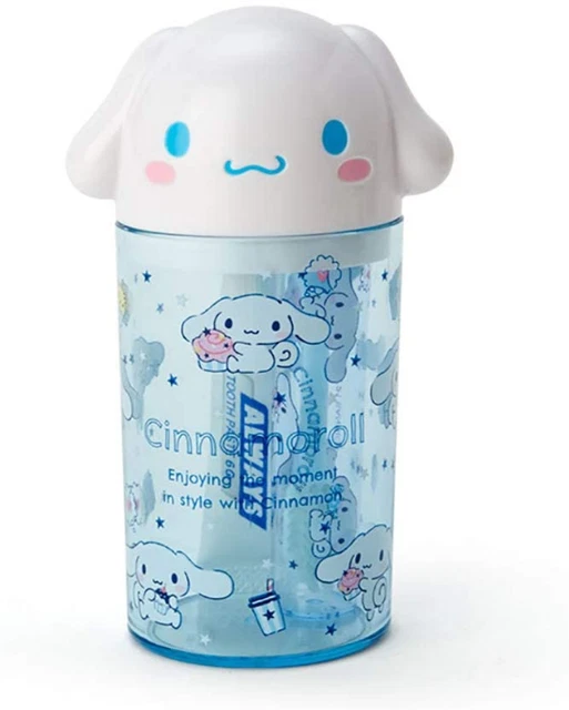 JAPAN SANRIO CINNAMOROLL Dog Toothbrush Blue Dental Cup Toothpaste
