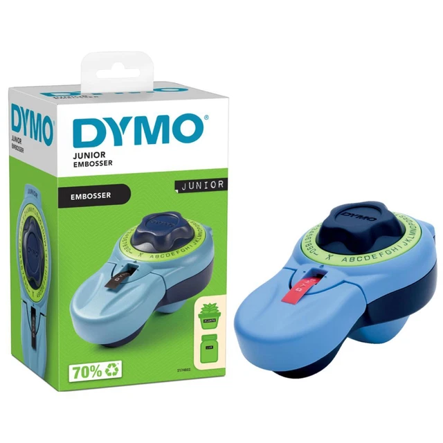 DYMO Junior Prägegerät - Etikettiergerät für Zuhause Blister 2174602 (3026981746