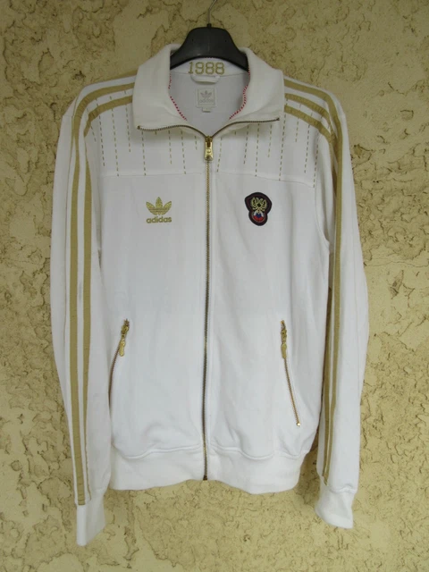 VESTE ADIDAS RUSSIE RUSSIA football jacket rétro vintage 1988 FIFA