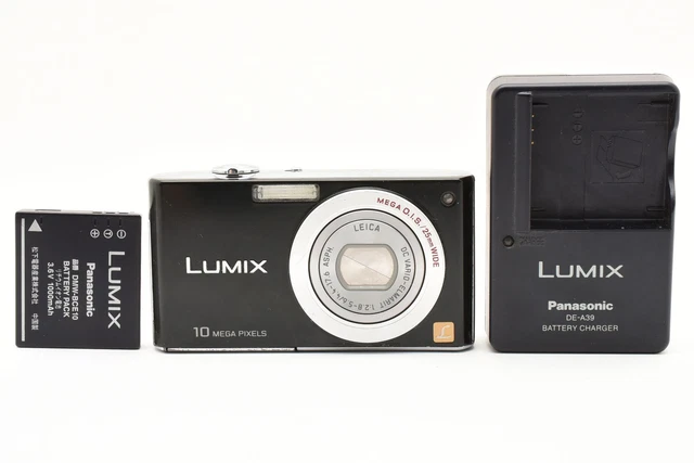 PANASONIC LUMIX DMC-FX35 Compact Camera Black Tested
