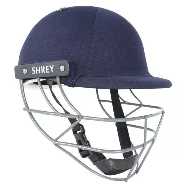 2024 Shrey Performance 2.0 Navy Senior Cricket Helmet Steel Grill - Free P&P