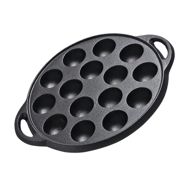 1PC Poêle à crêpes Casserole en fonte Escargot assiette de service