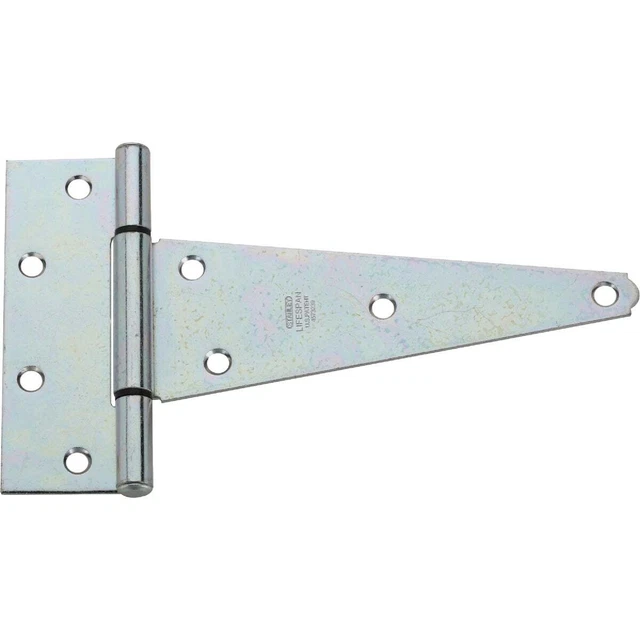 National 8 In. Zinc-Plated Steel Heavy-Duty Tee Hinge (2-Pack) N129239 Pack of 5